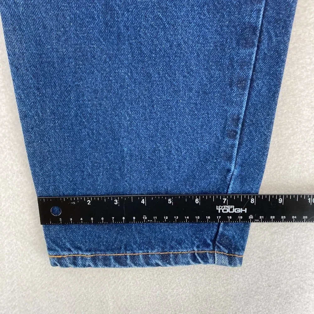 Vintage Jordache Jeans Youth Boys 18 Relaxed Fit Straight Leg Blue Denim Western